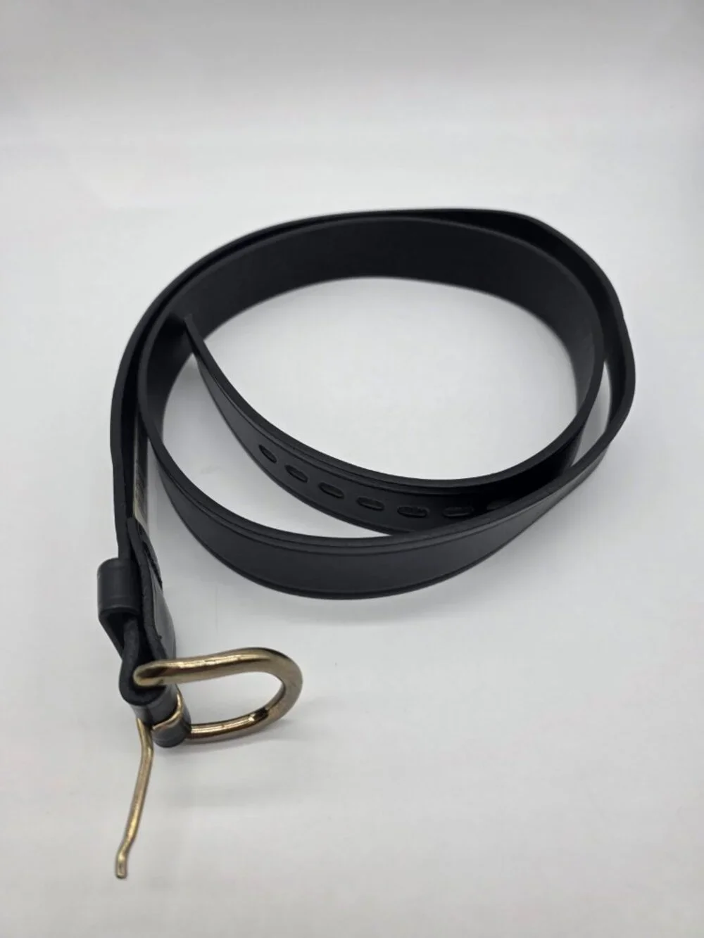 Twin Hill for UPS Belt Men's Size 48 Black Genuine Leather Handcrafted in USA